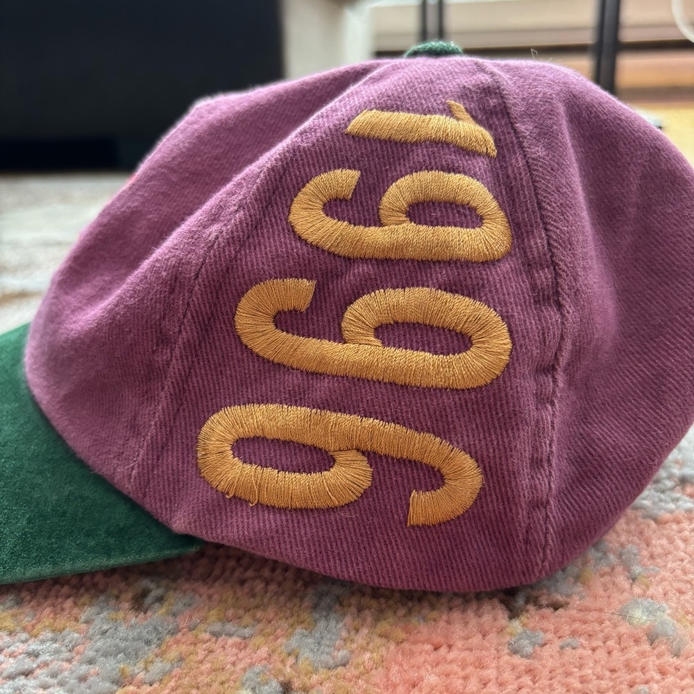Vintage 1996 Atlanta Olympics Canada Kalson Strapback Adjustable Hat Cap Purple - Picture 4 of 12